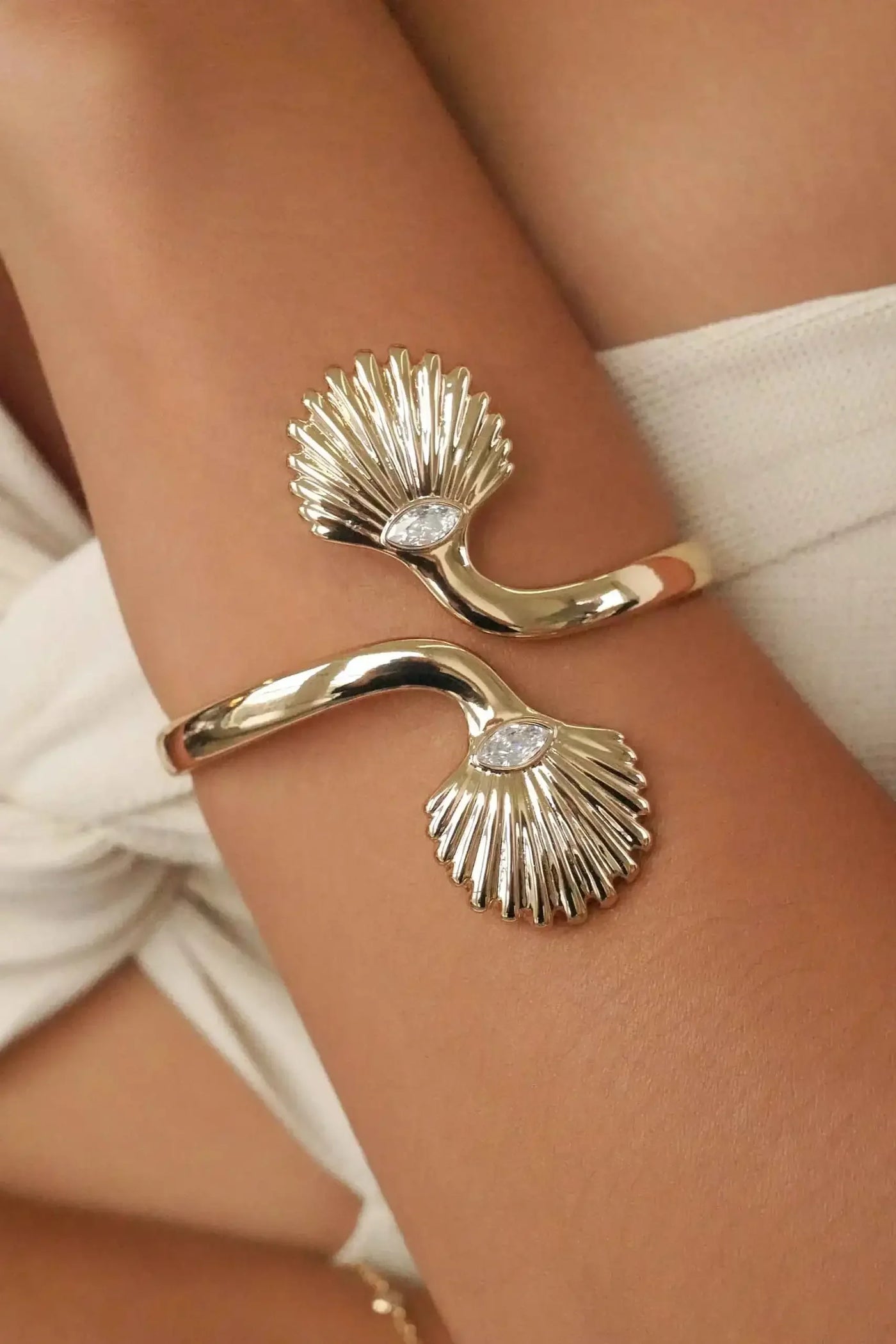 Santorini Shell Cuff