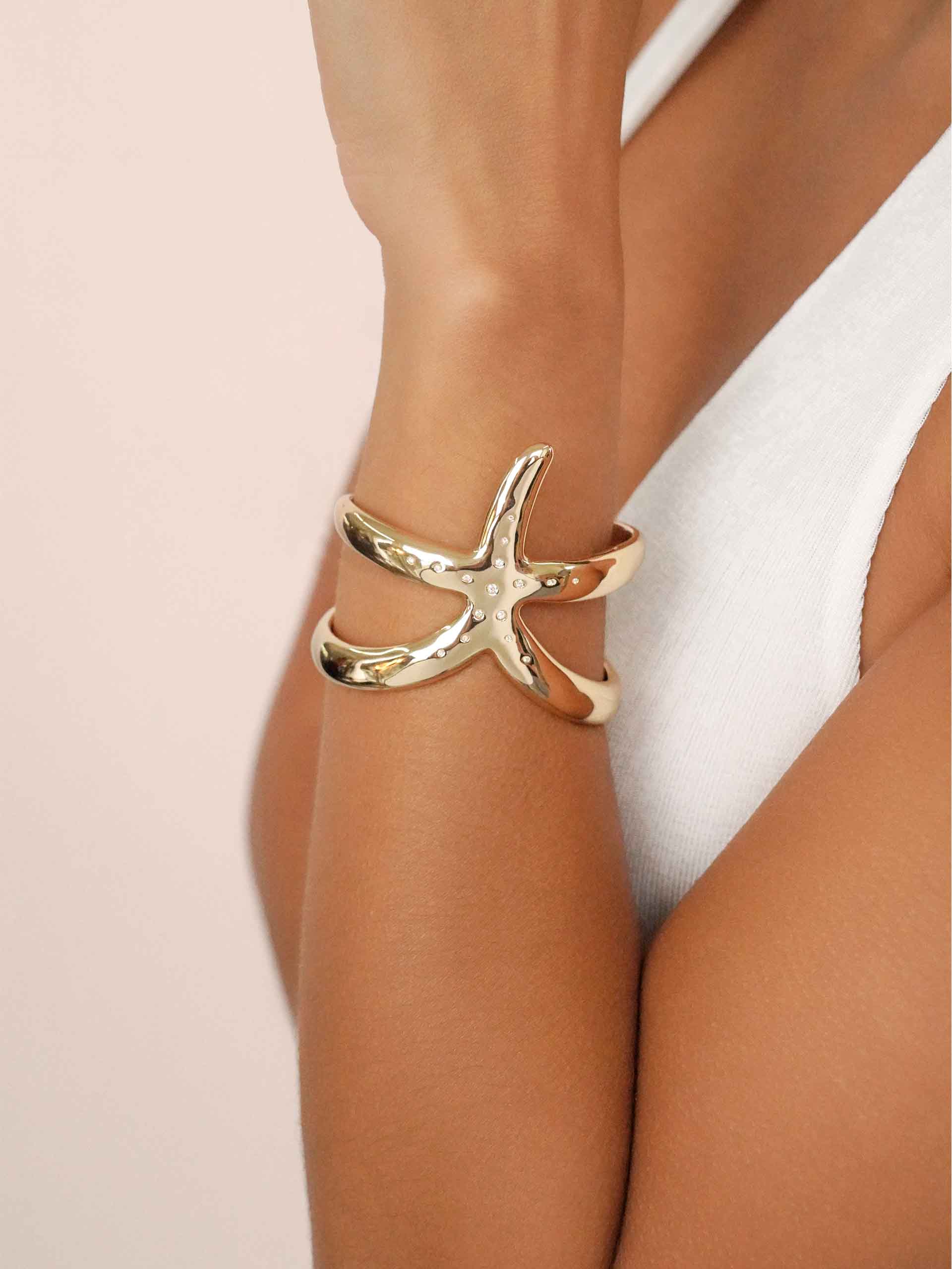 Starfish Luxe Cuff Bracelet
