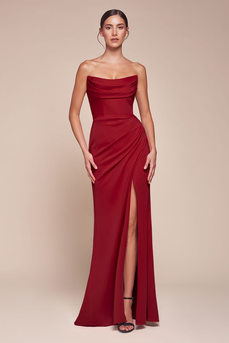 Johanna Gown - Strapless Fitted Gown