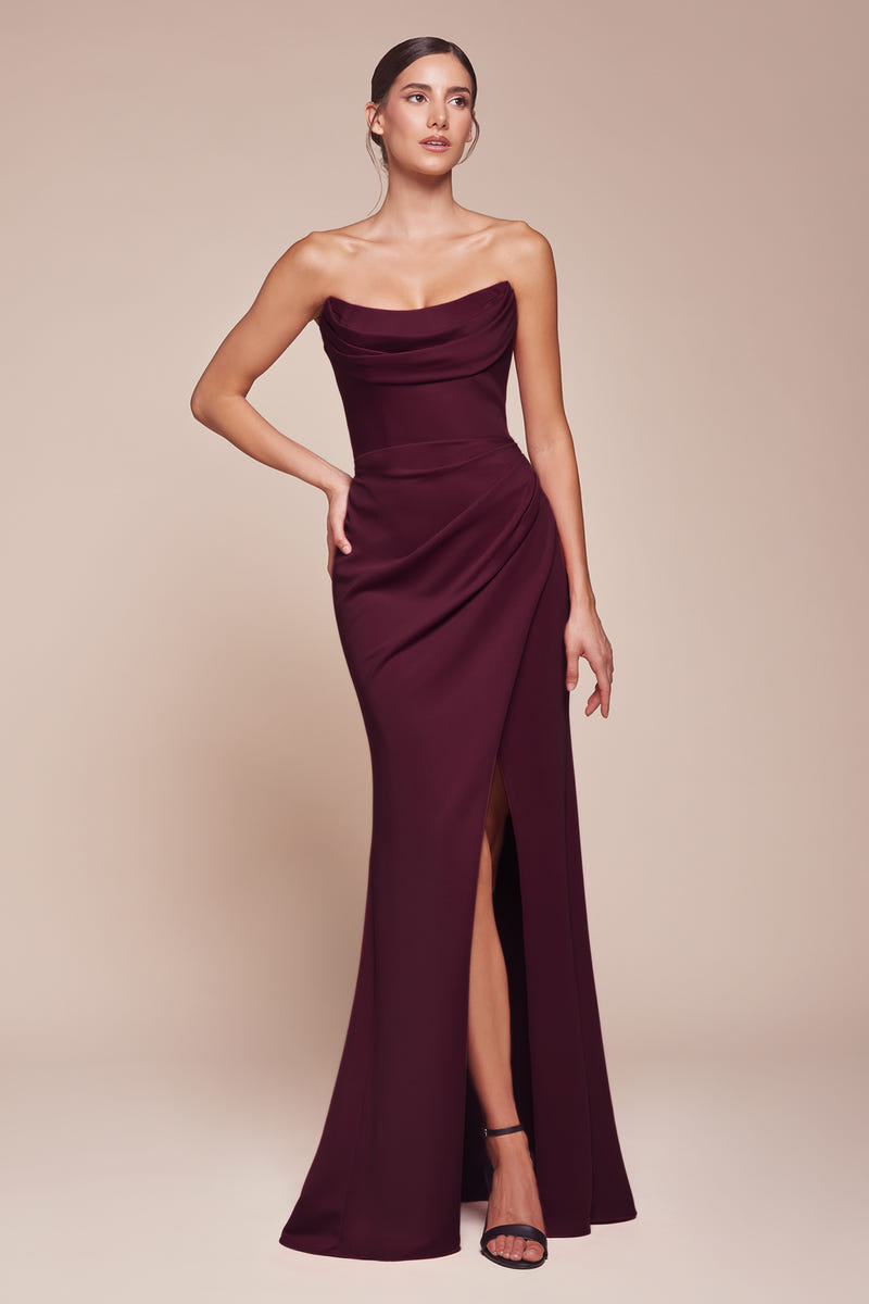 Johanna Gown - Strapless Fitted Gown