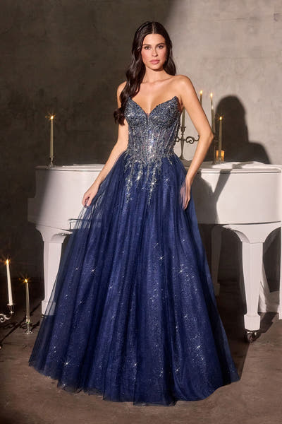 Jolia Gown - A-Line Corset Tulle Dress
