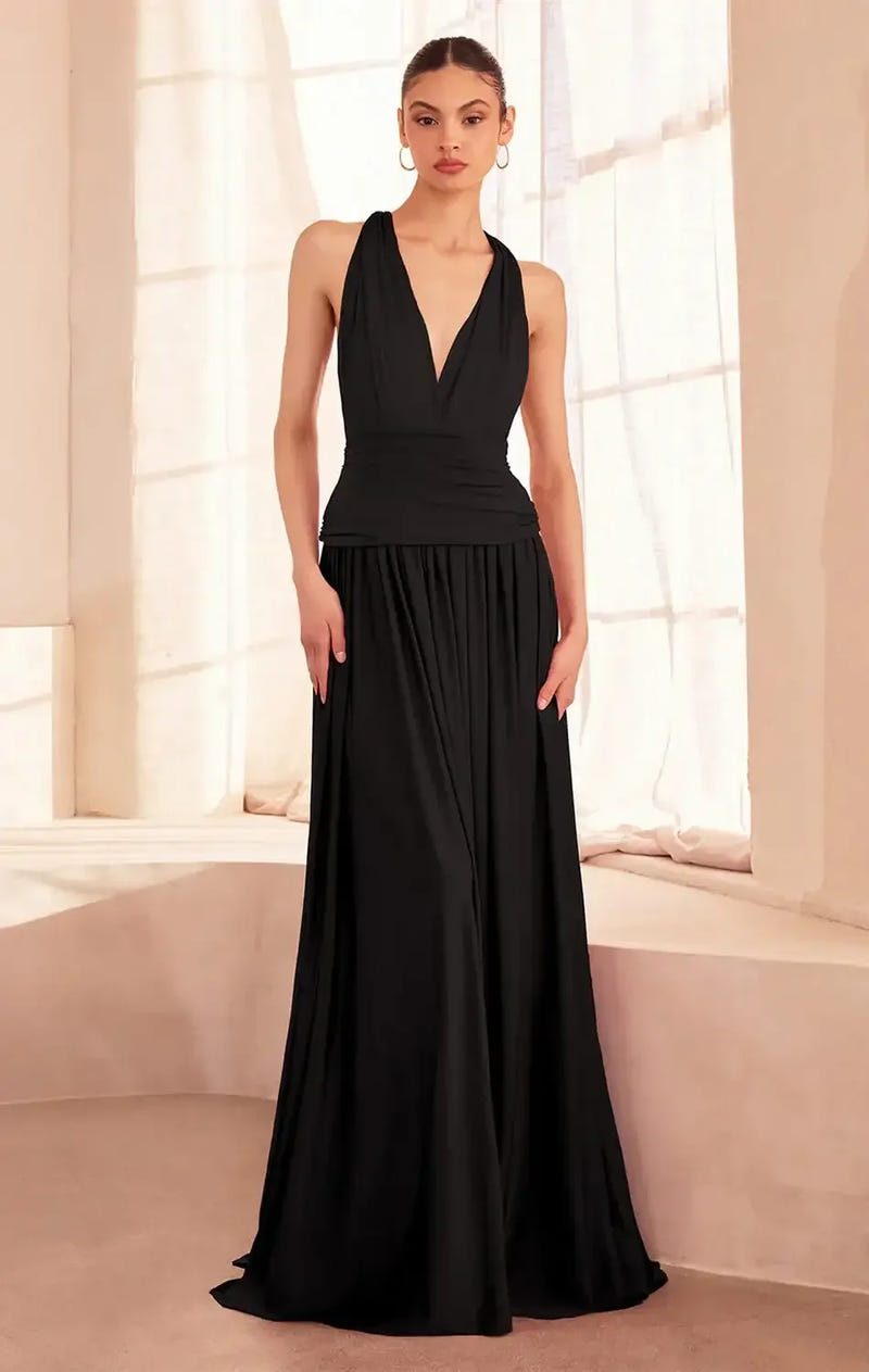 Estelle Convertible Tie Maxi Dress