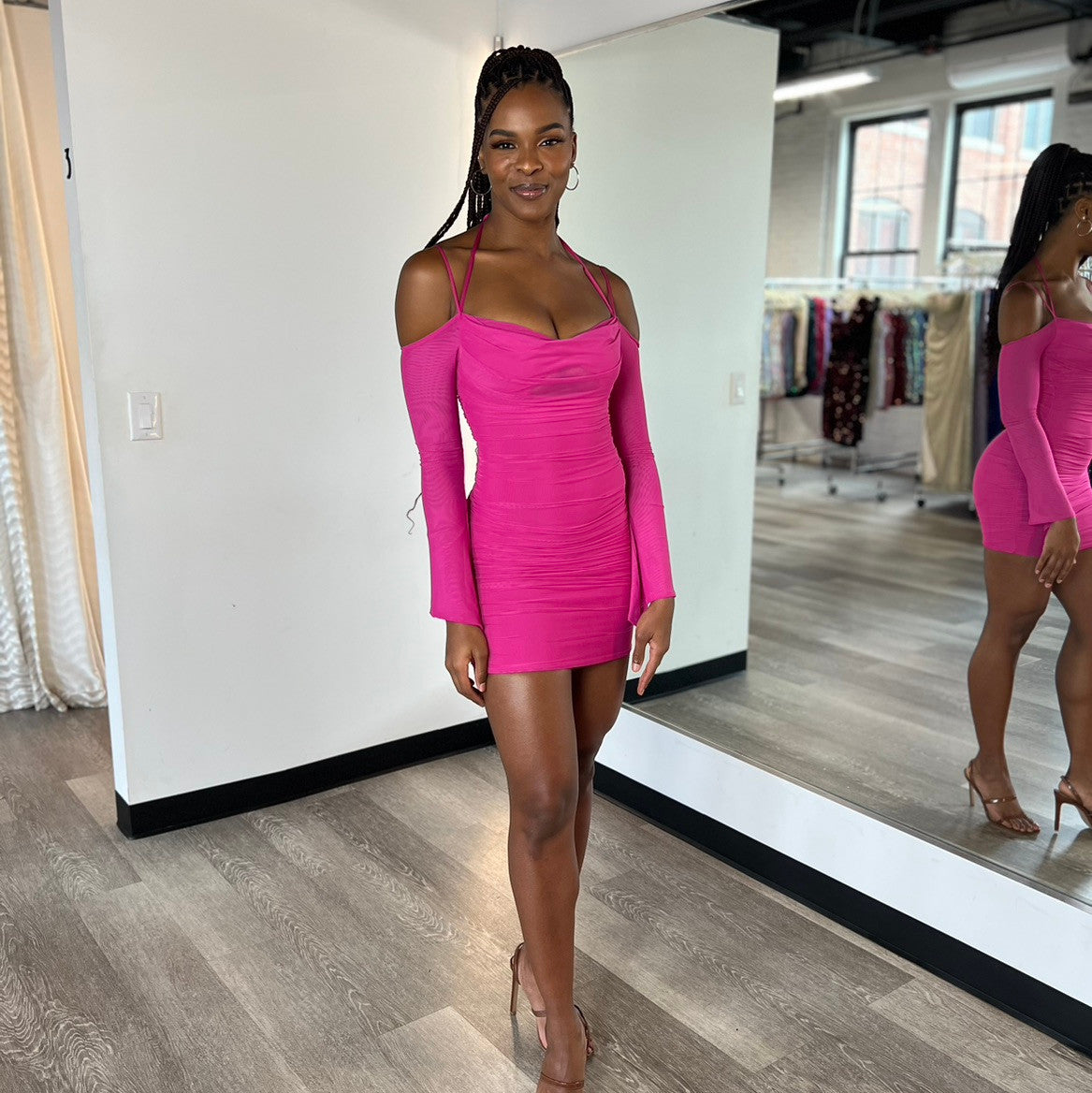 Shop the Zoe Mini Dress in Hot Pink - Stylish Women's Party Dresses Shop the Zoe Mini Dress in Hot Pink - Stylish Women's Party Dresses