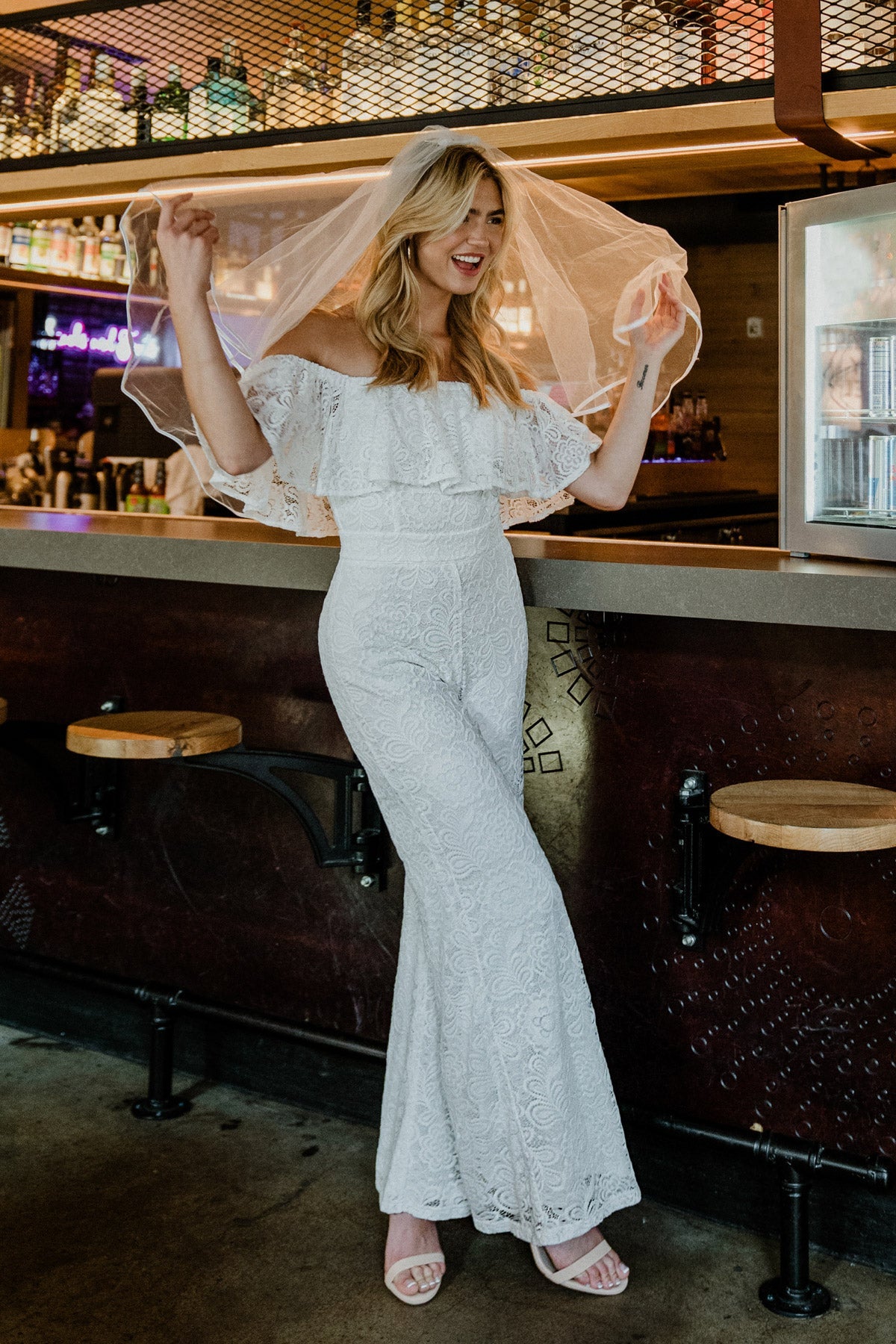 FATE INTERVENES WHITE LACE JUMPSUIT