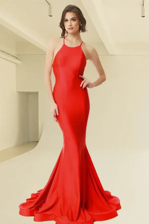 Delaney Gown- Red - FINAL SALE