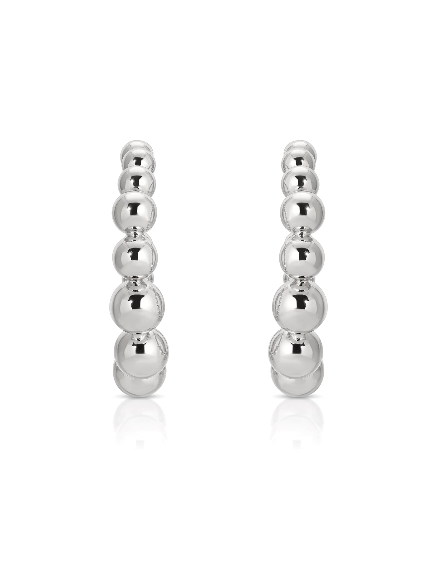 Bubble Ball Hoop Earrings