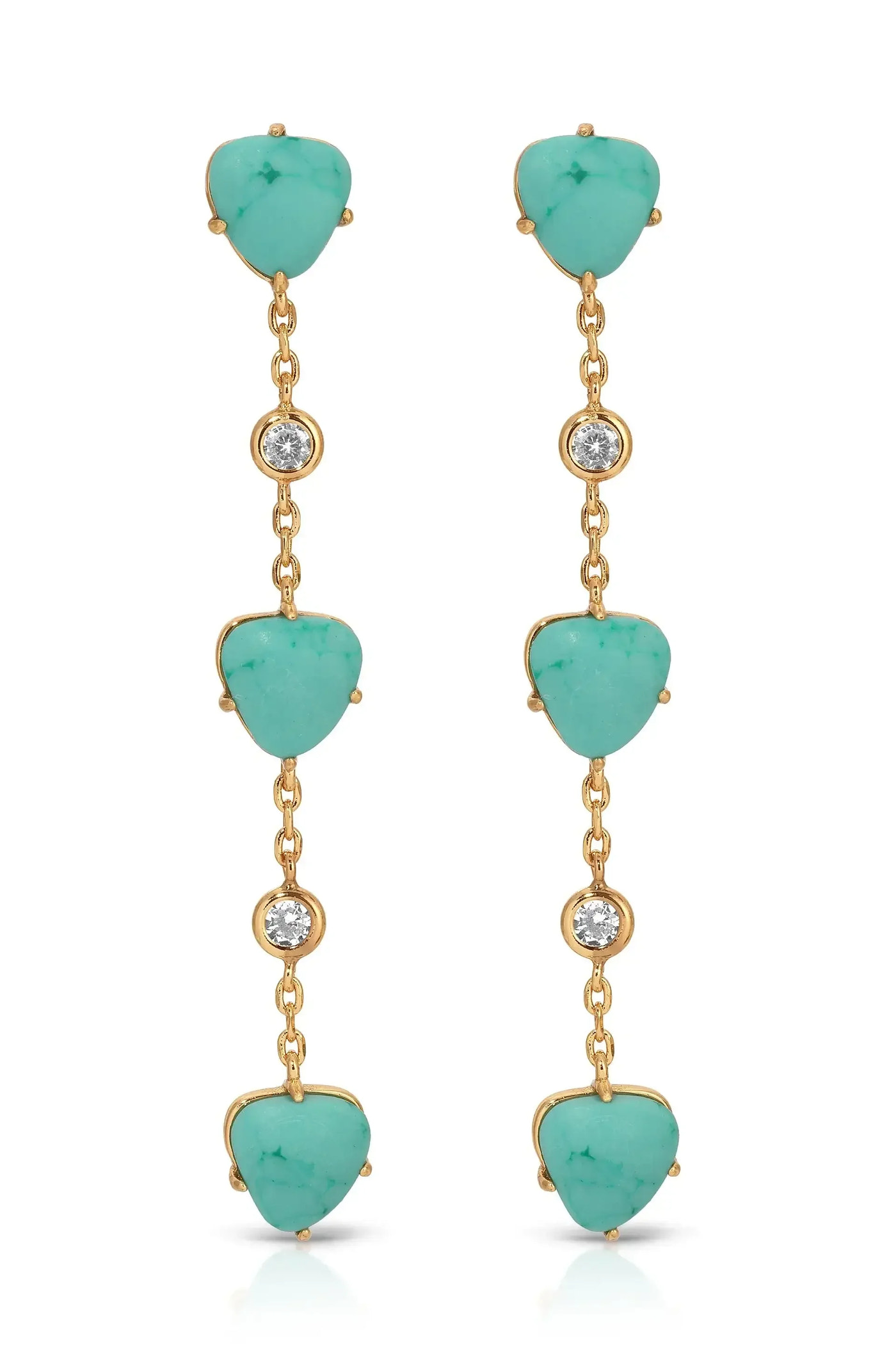 Turquoise Solstice Dangle Earrings