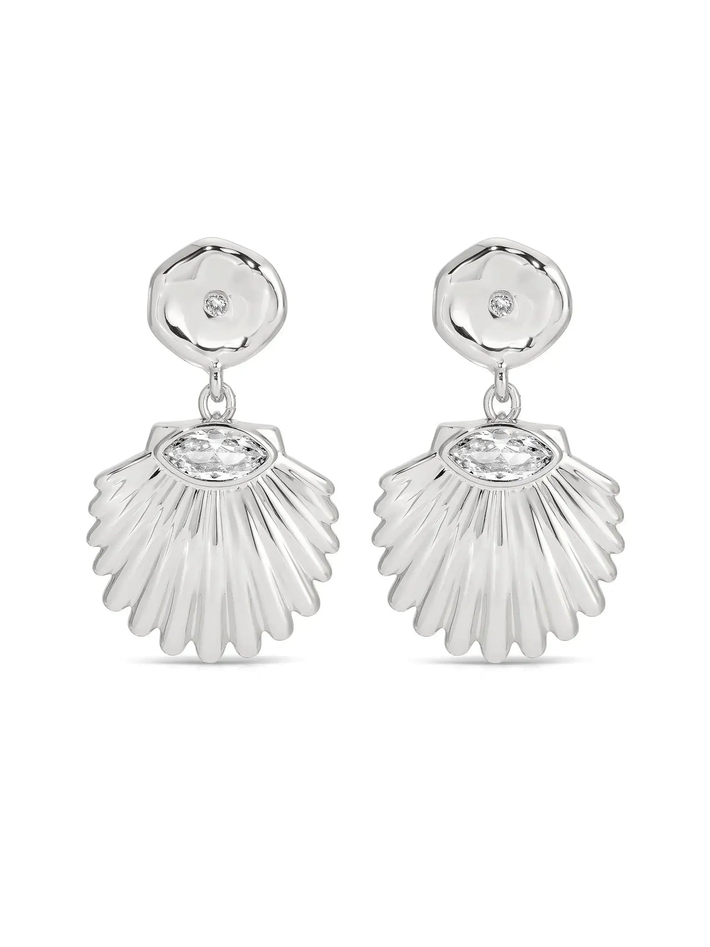 Santorini Shell Drop Earrings