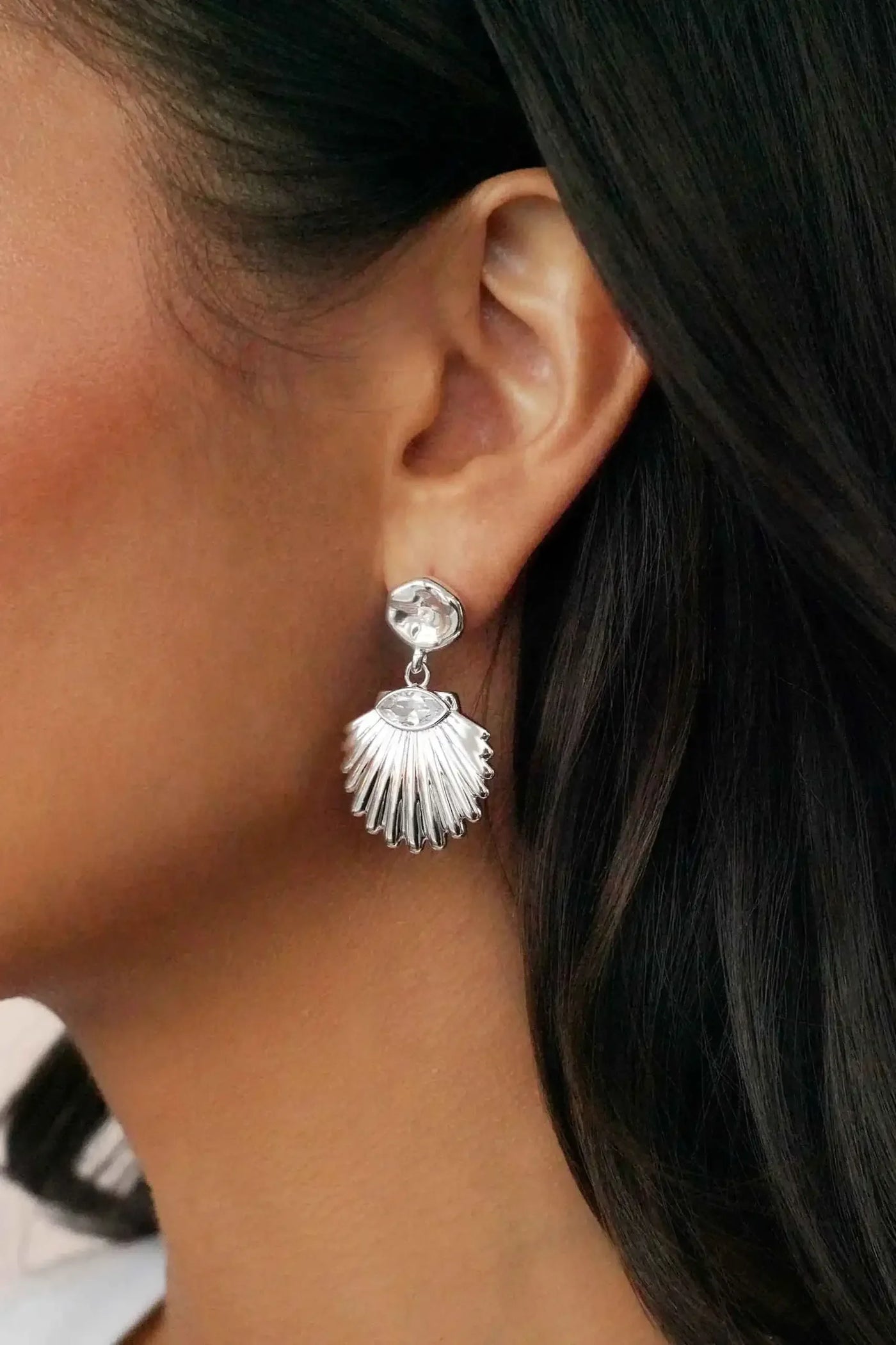 Santorini Shell Drop Earrings