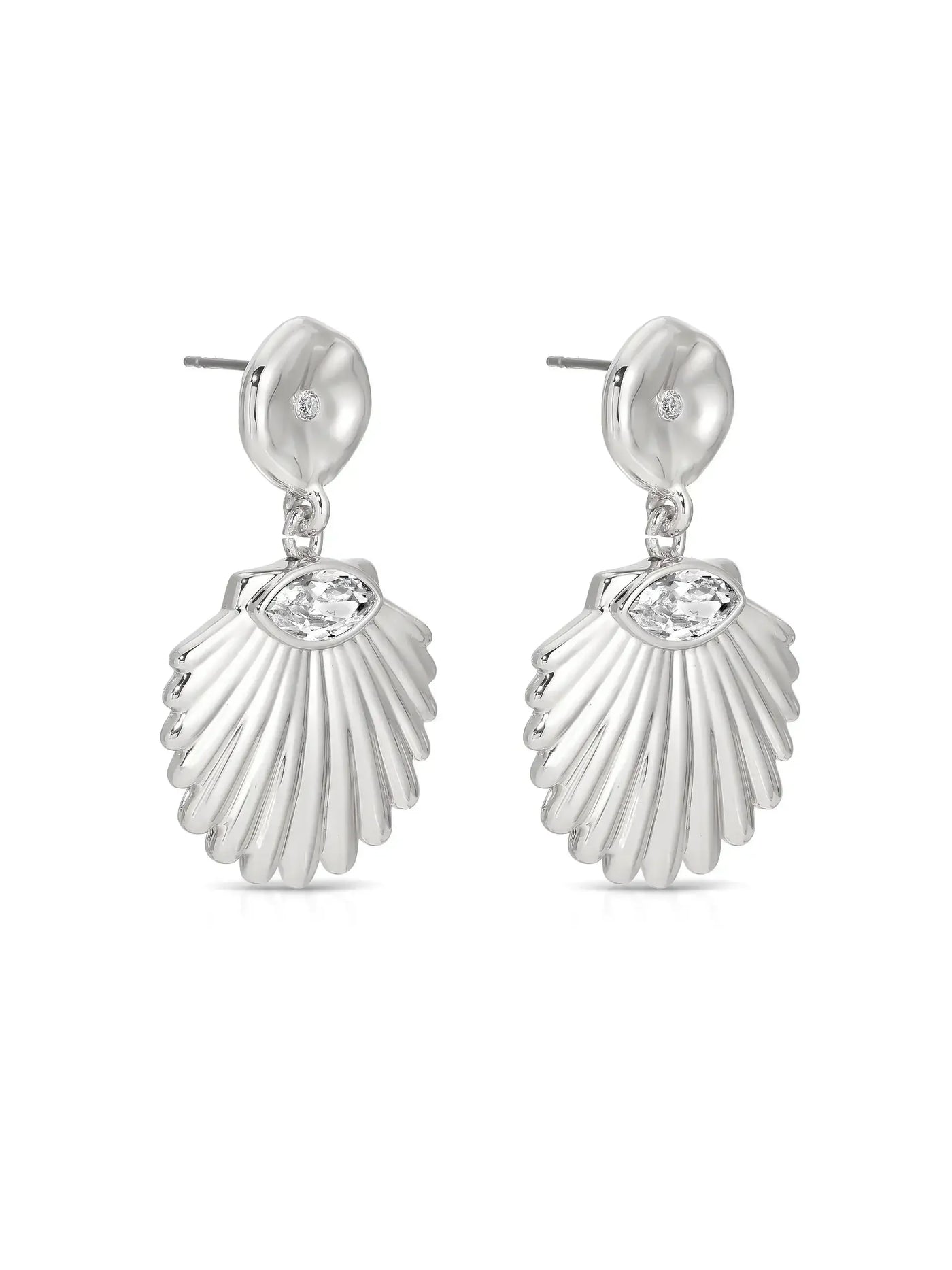 Santorini Shell Drop Earrings