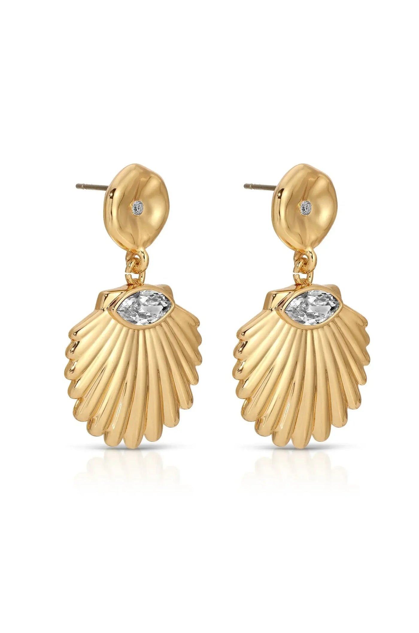 Santorini Shell Drop Earrings