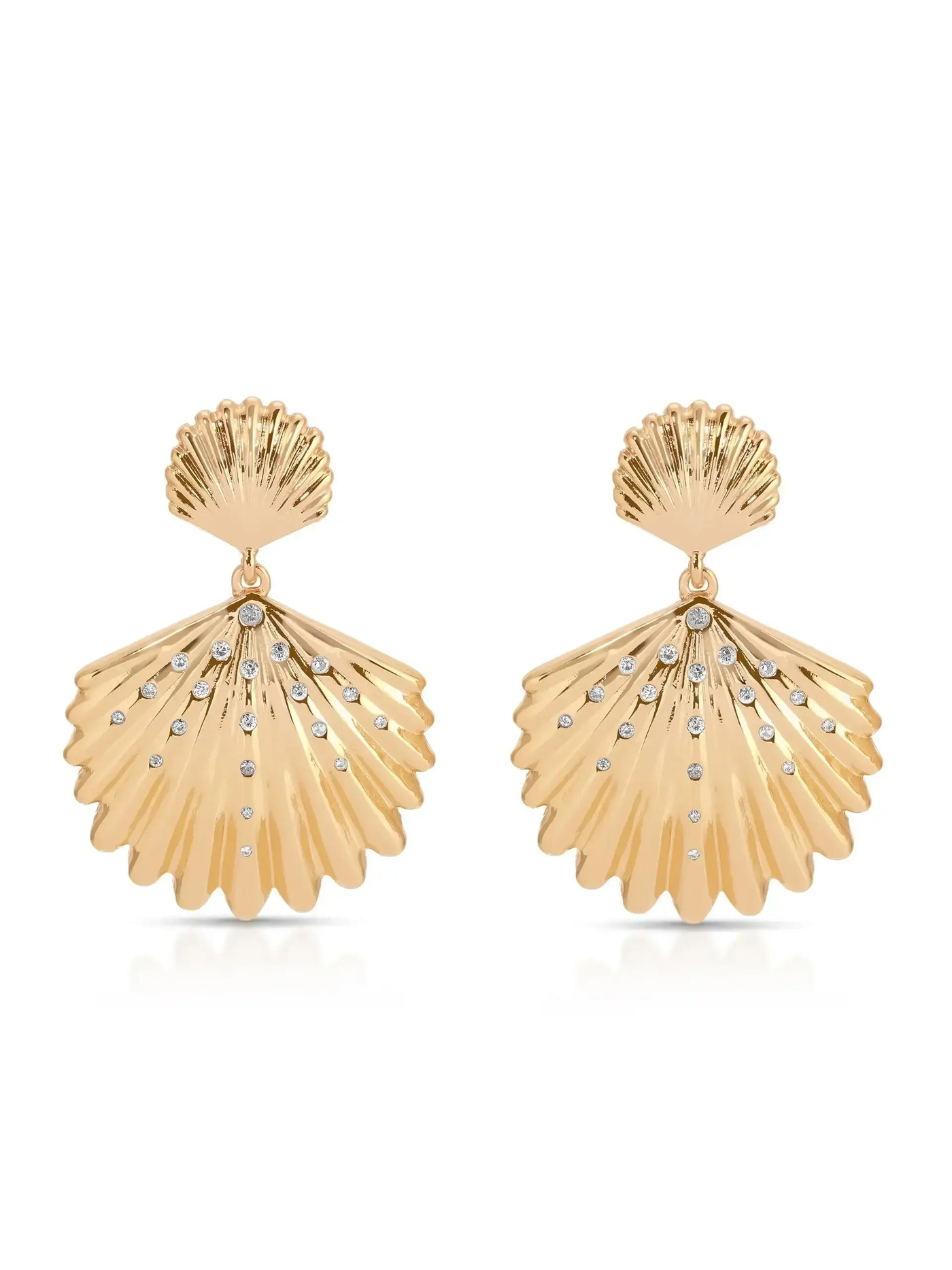Sun-drenched Shell Earrings