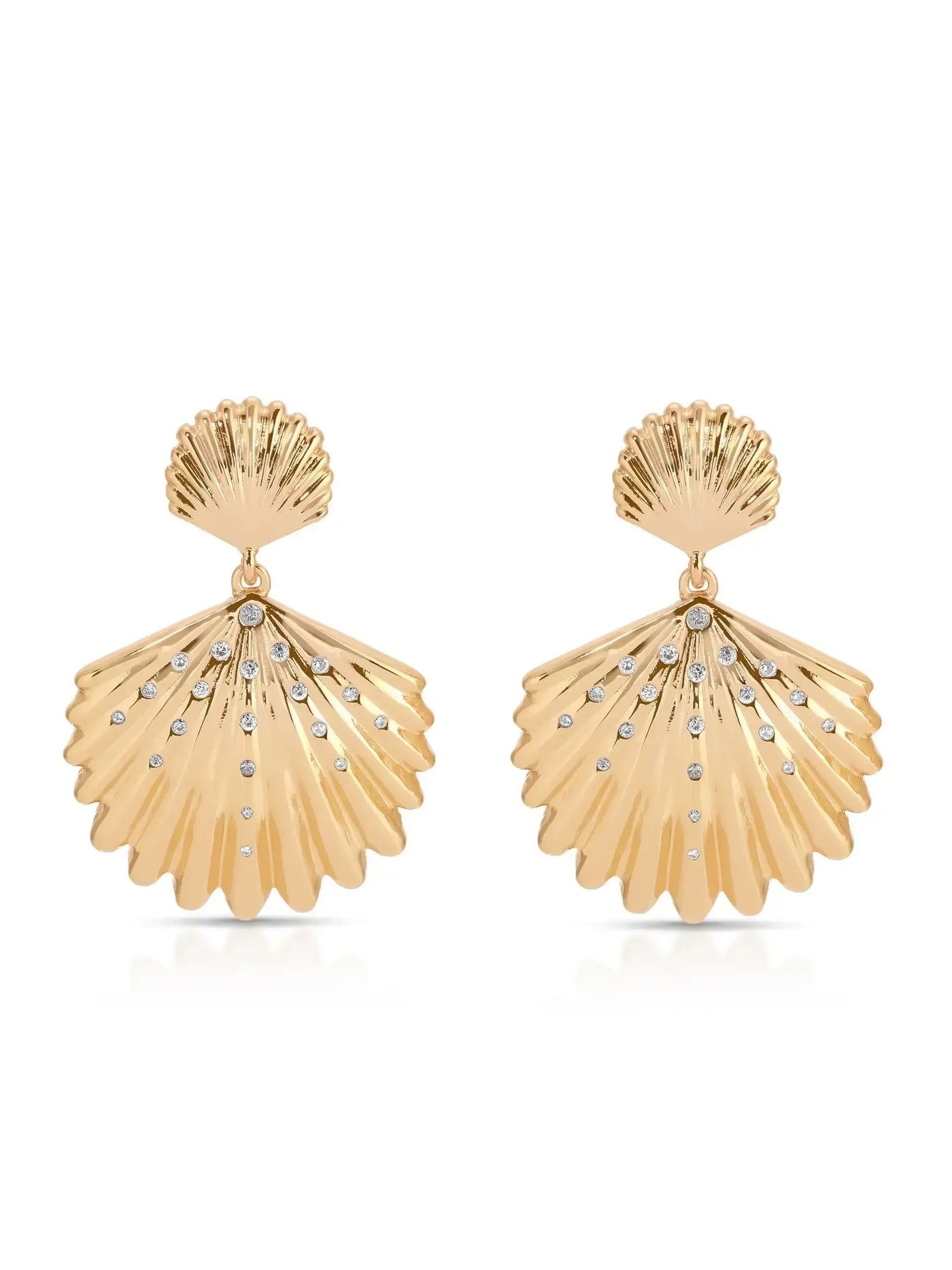 Sun-drenched Shell Earrings