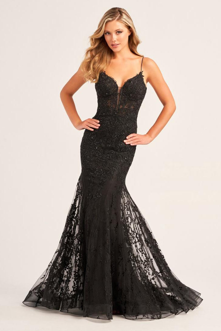 Ellie Wilde EW35010 Trumpet Gown | Lady Black Tie