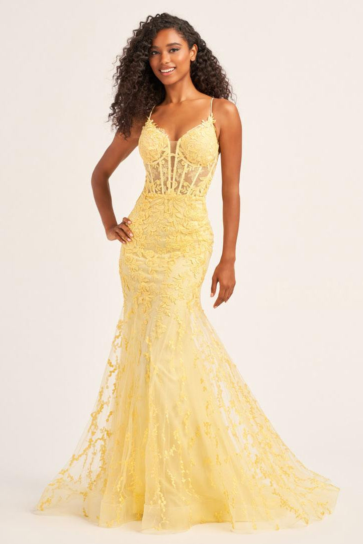 Ellie Wilde EW35010 Trumpet Gown | Lady Black Tie