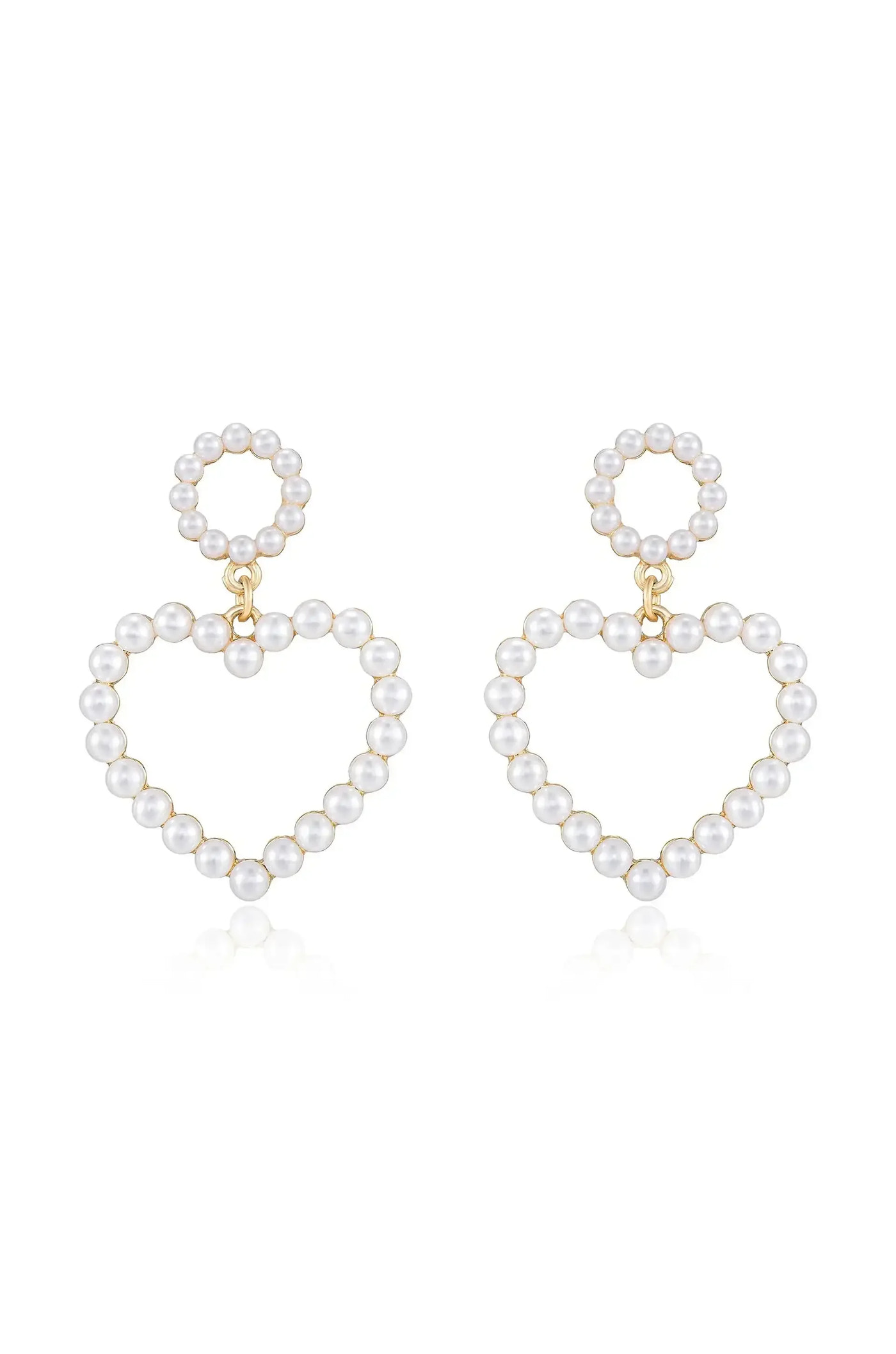 Loving Pearl Heart & Earrings