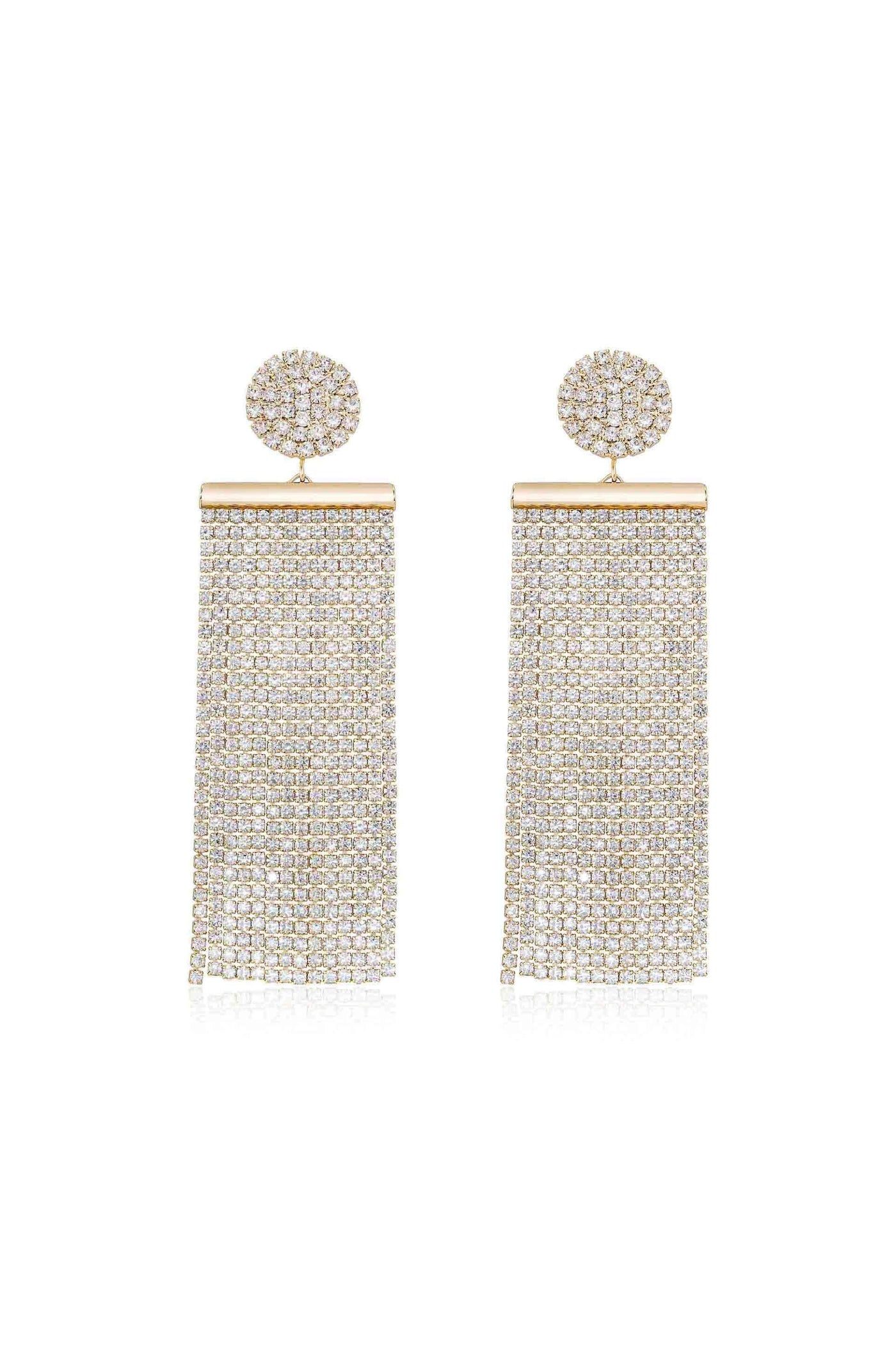 All the Movement Crystal Fringe Earrings