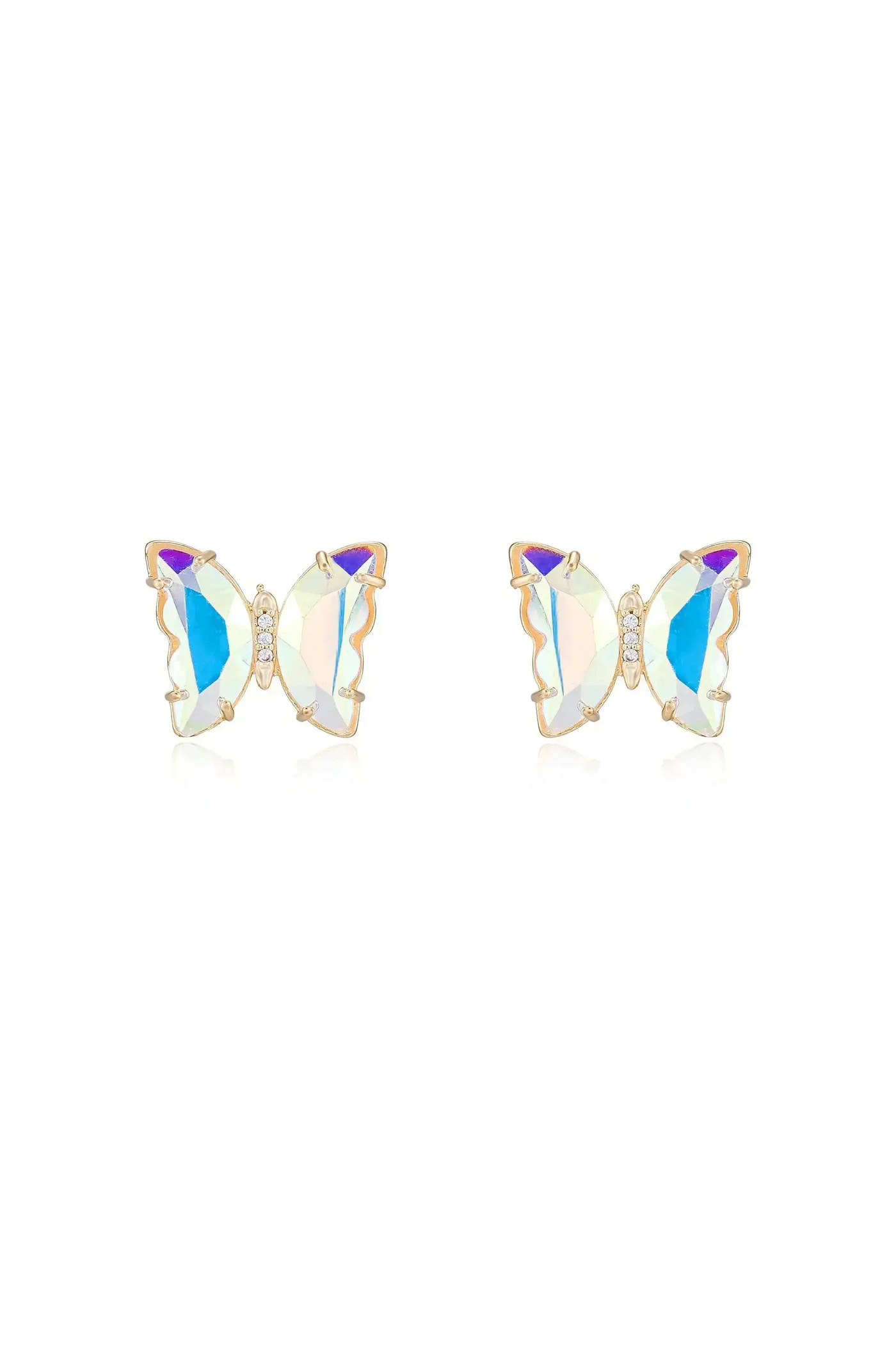 Flutter Away Crystal Earrings