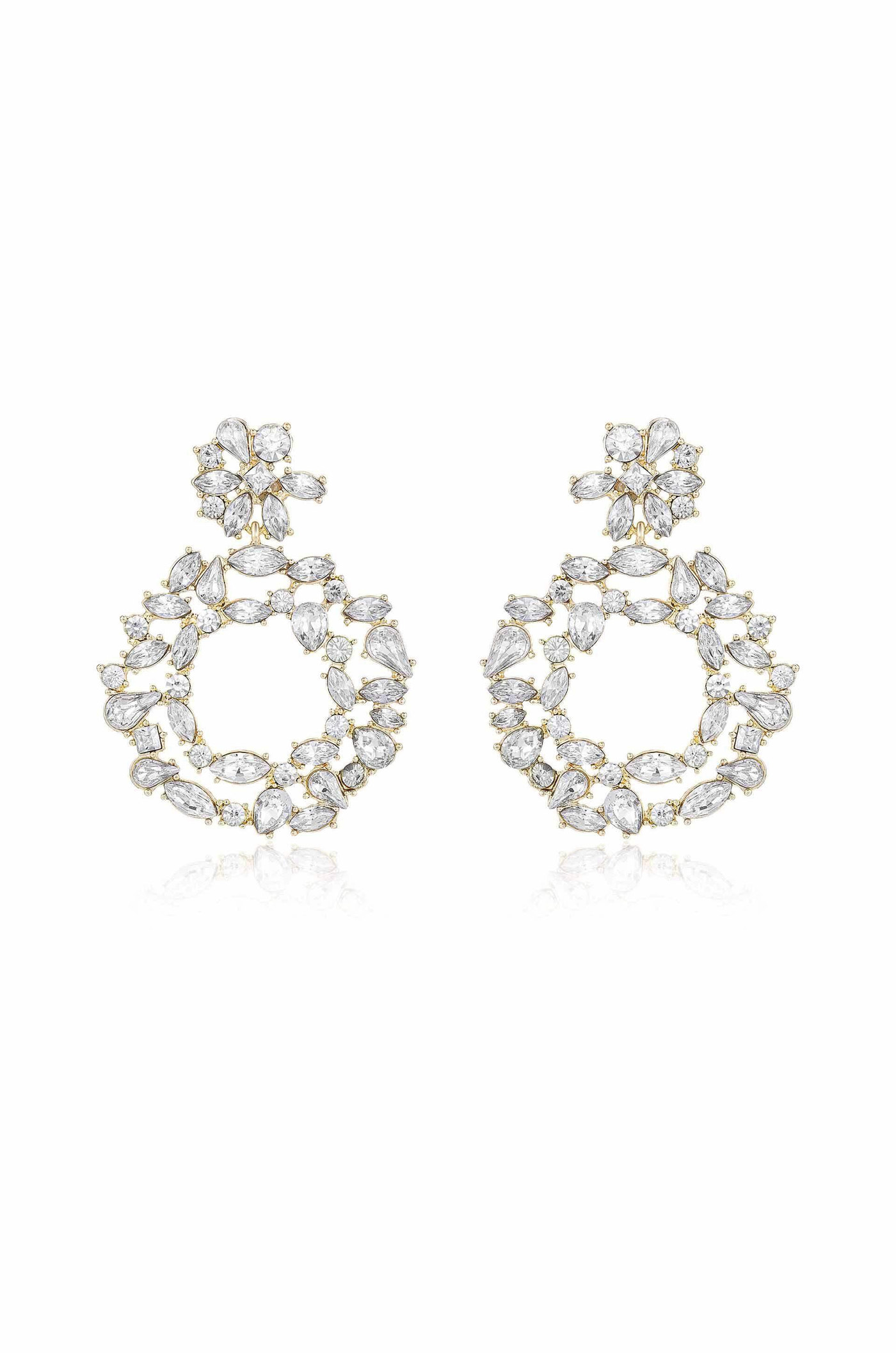 Crystal Bouquet Earrings