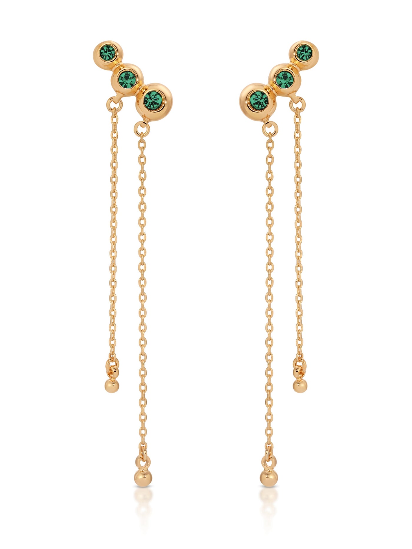 Emerald City Waterfall Earrings