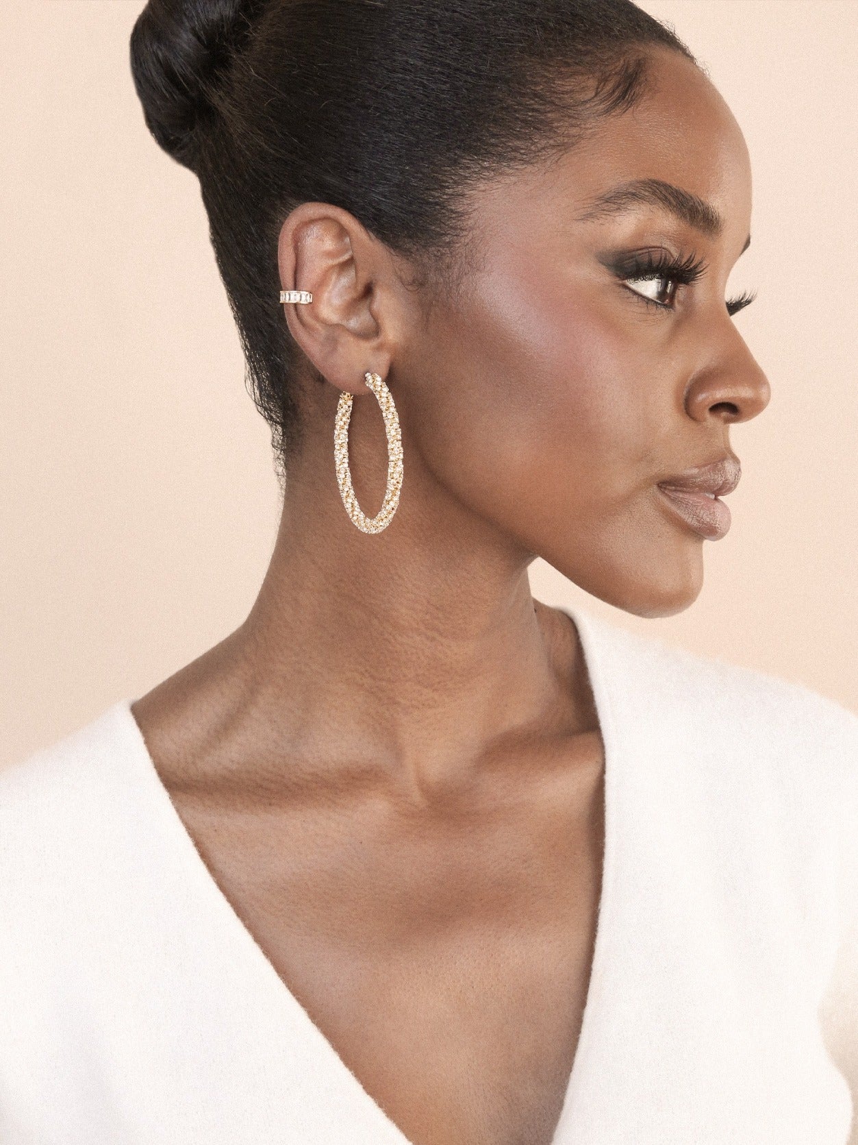 Rope Chain Hoop Earrings