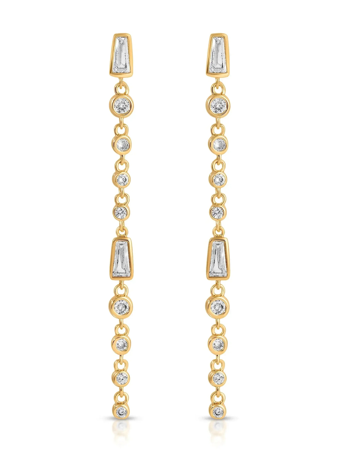 Crystal Linear Earrings