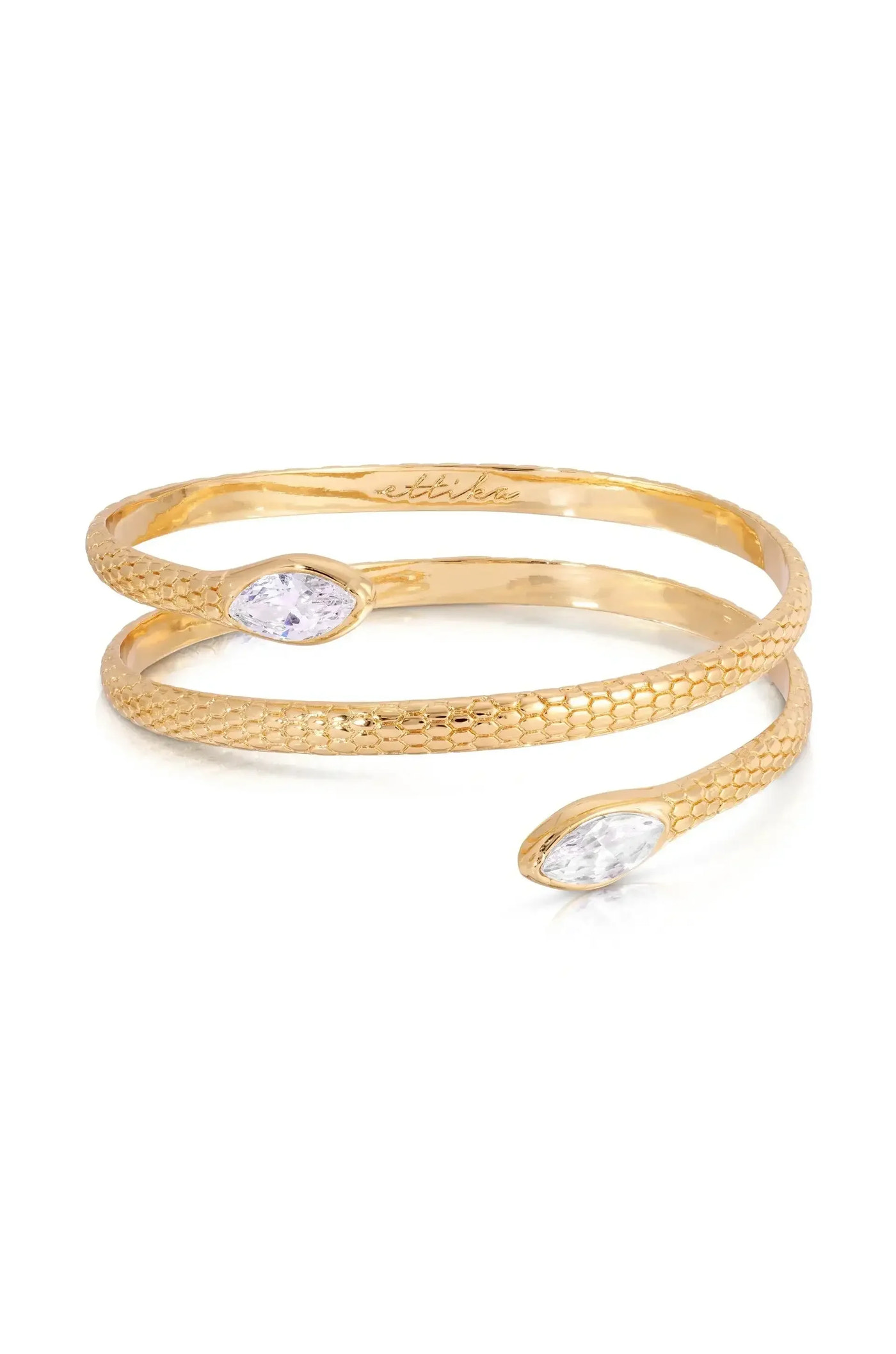 Marquise Coiled Bangle