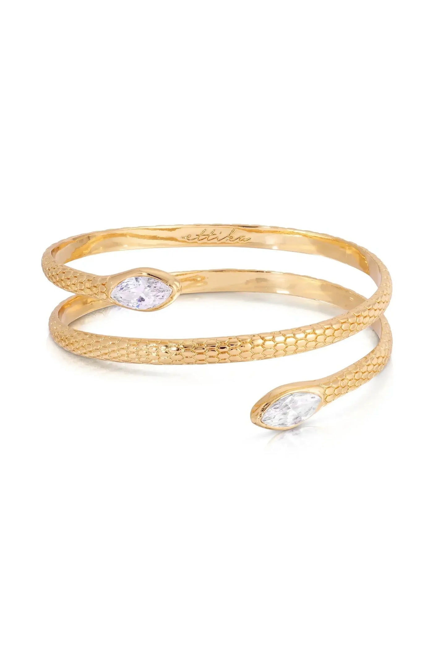 Marquise Coiled Bangle