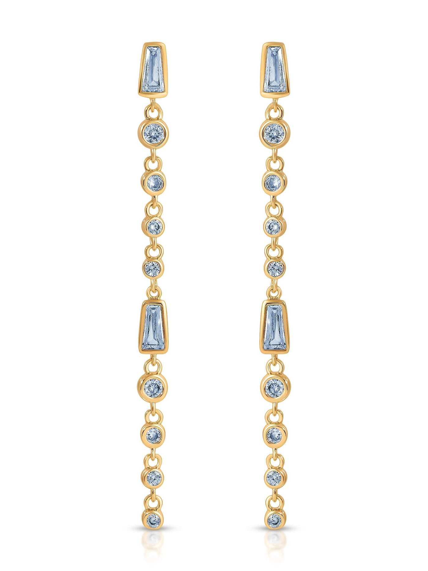 Crystal Linear Earrings