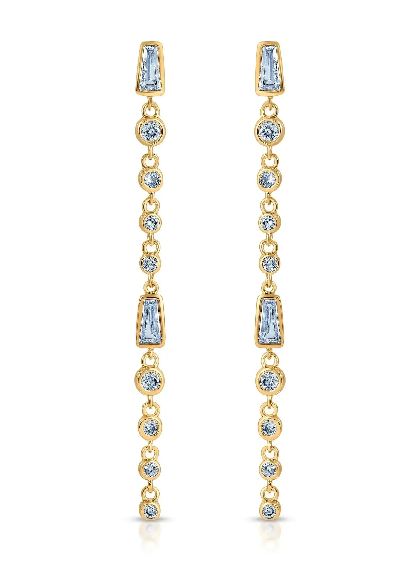 Crystal Linear Earrings