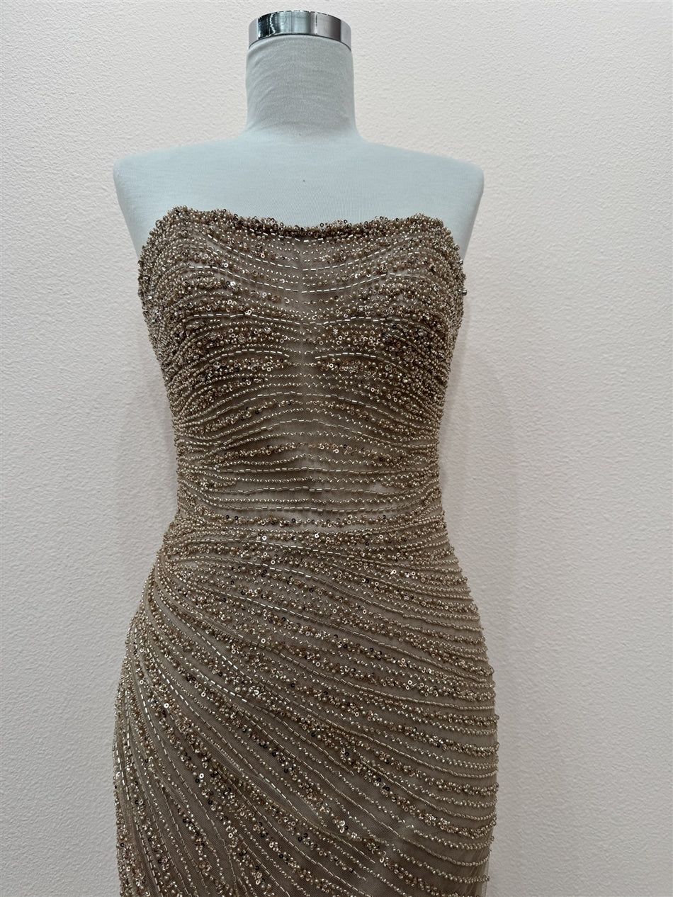 Betsy Mini Dress - Beaded Cocktail Dress
