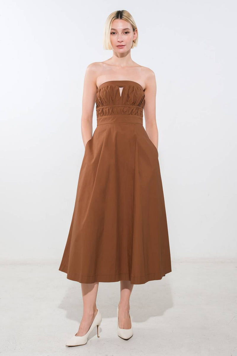 Brown Dresses | Espresso, Chocolate & Satin Styles | Lady Black Tie Brown Dresses | Espresso, Chocolate & Satin Styles | Lady Black Tie