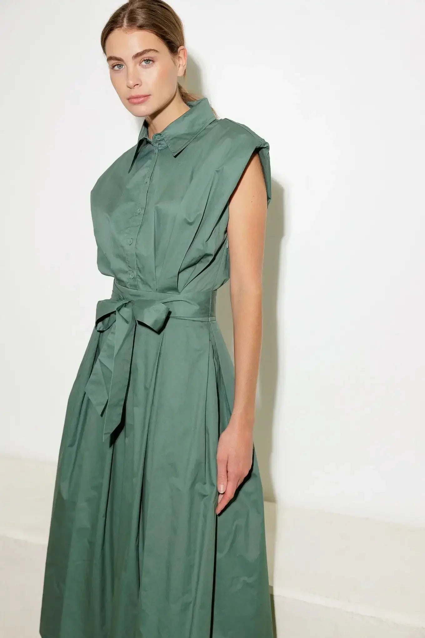 DEEPER CONNECTION DROP SHOULDER DRESS