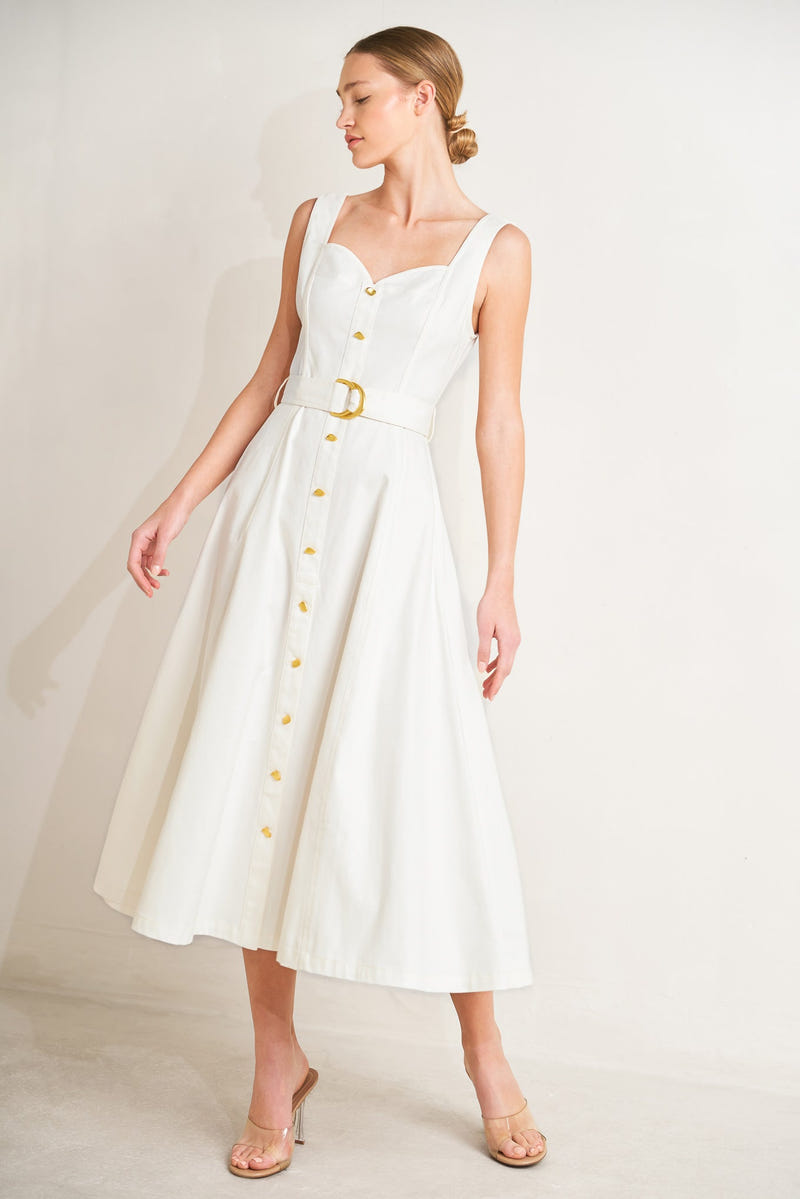 White Midi Dresses for Graduation | Lady Black Tie White Midi Dresses for Graduation | Lady Black Tie