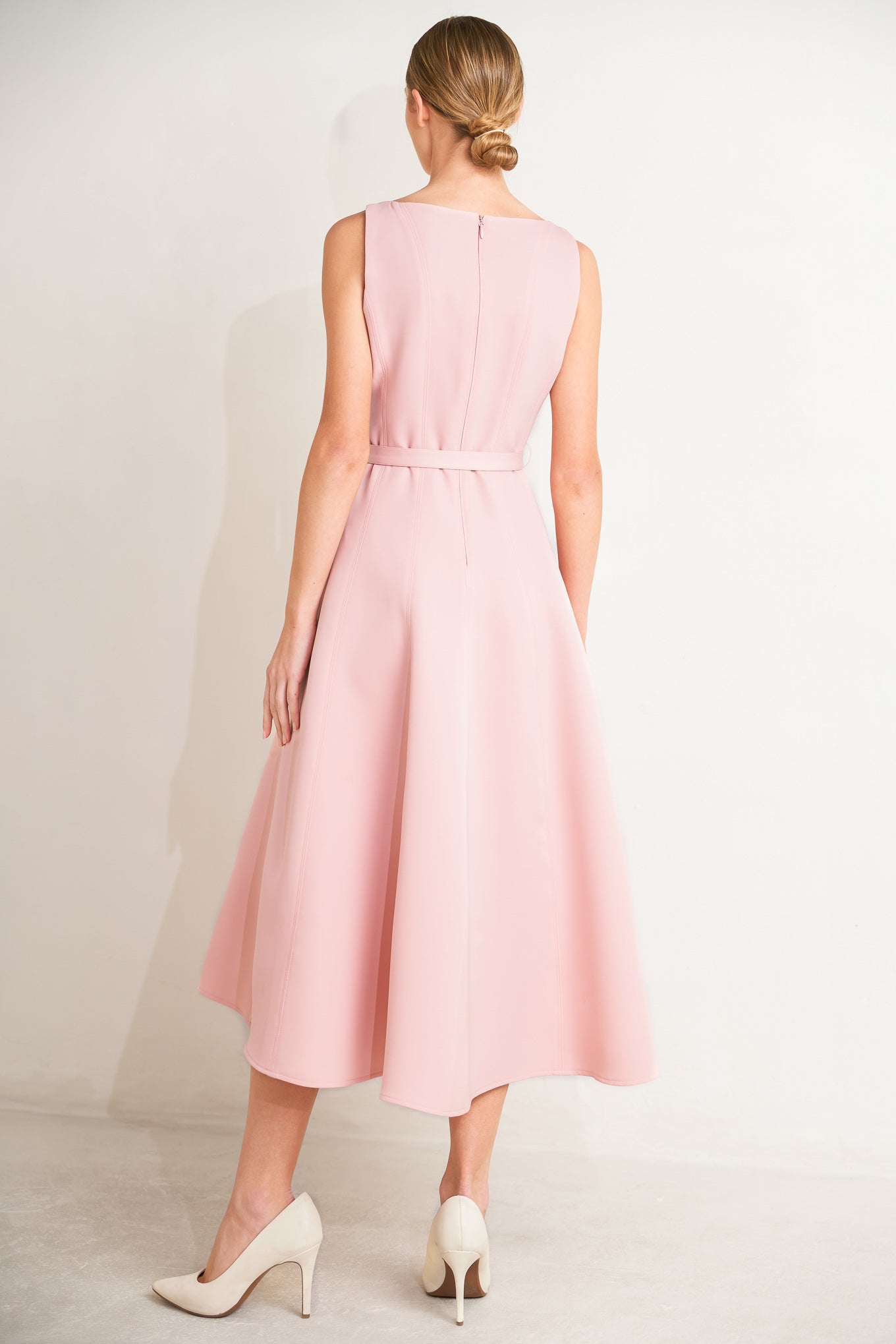 midi pink dresses for women Lady Black Tie - Living The Dream Pink Midi Dress