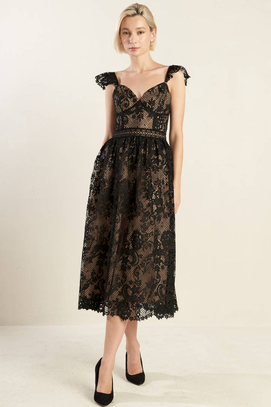 black corset dresses lace draped mini dress Size_16 Illusion V-neck Lace Casual Weight:Jar-140g / 5oz