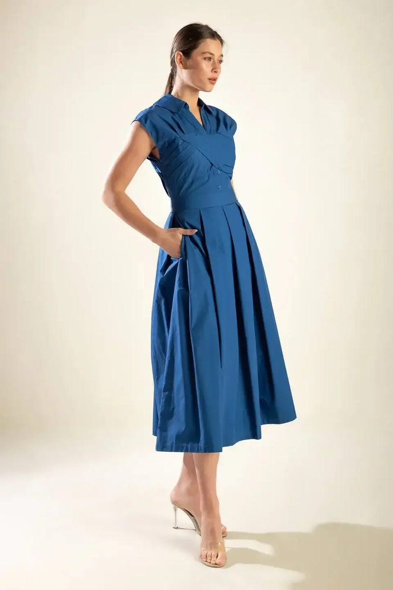 DREAMY IMPRESSION MIDI DRESS