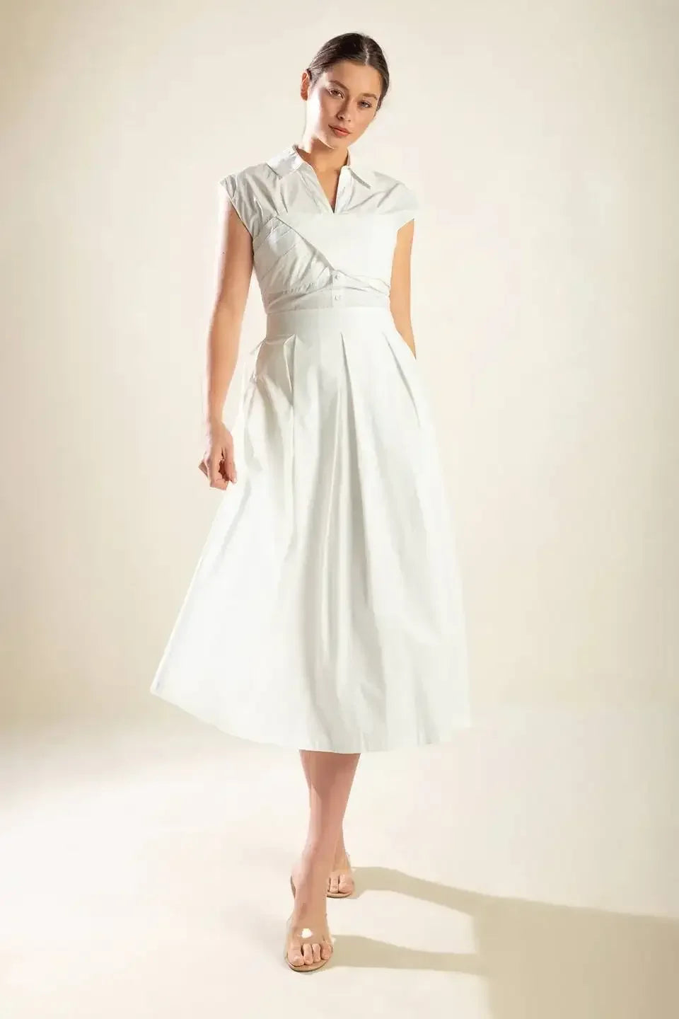 DREAMY IMPRESSION MIDI DRESS