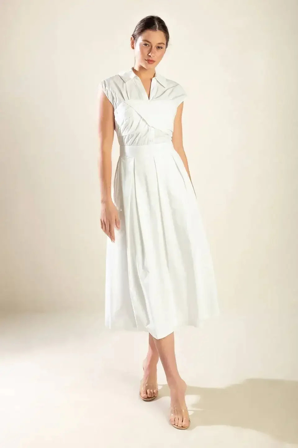 DREAMY IMPRESSION MIDI DRESS