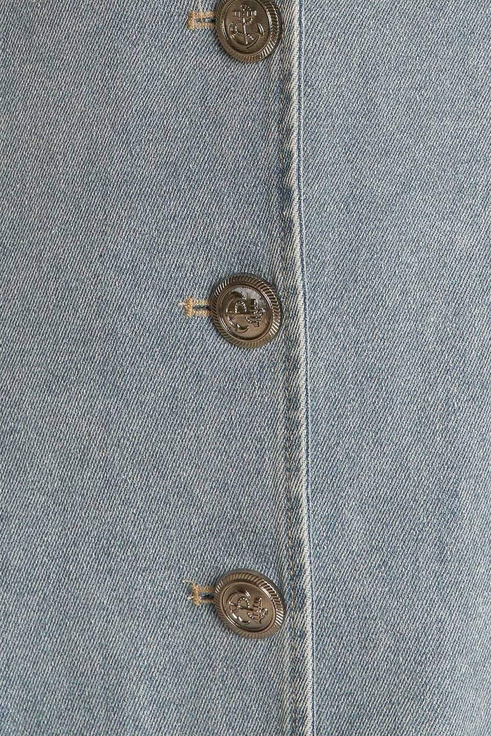 NAUTICAL & NICE - LIGHT DENIM - MIDI DRESS