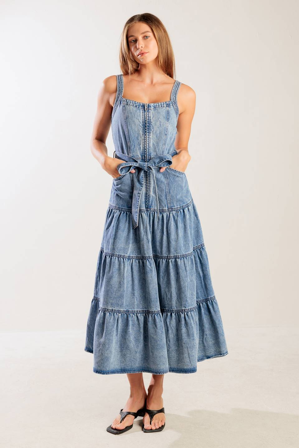 womens dress Women's Bohemian Beach Long Dress Spring Summer Casual V-Neck