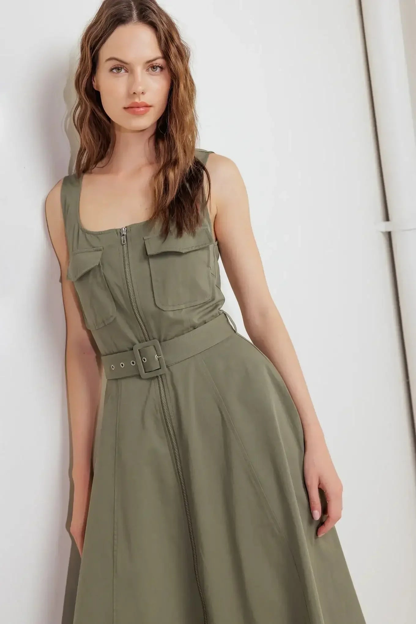 OLIVE GROVE MIDI DRESS