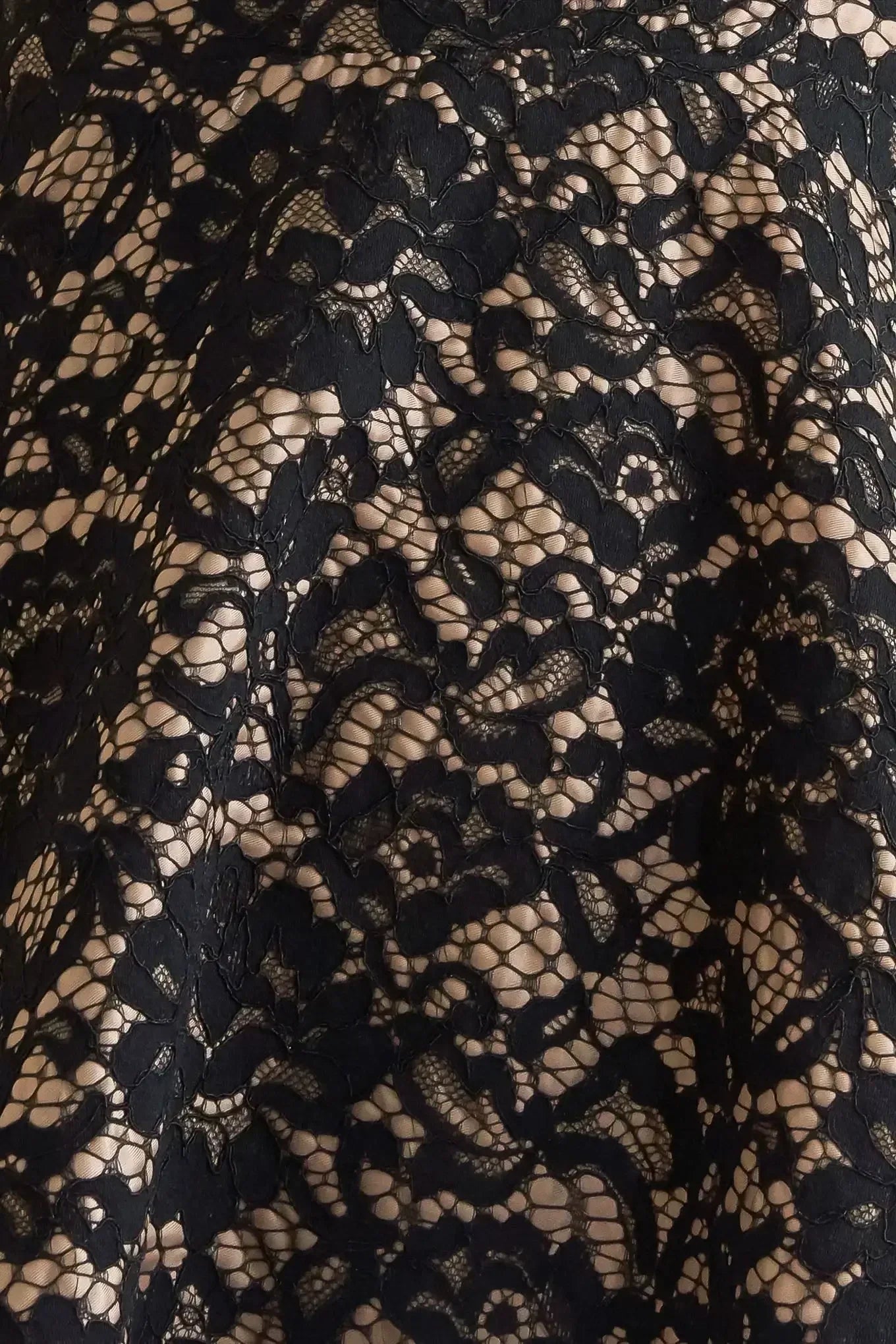 NIGHTFALL CHIC LACE MIDI DRESS - FINAL SALE