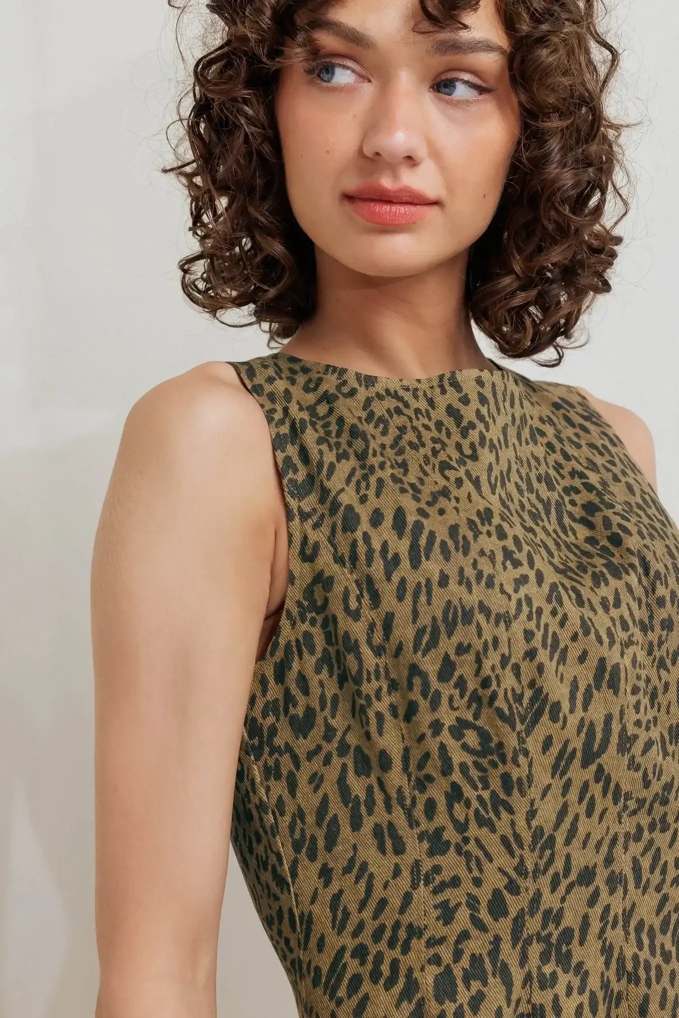 LEO LOVER LEOPARD MINI DRESS