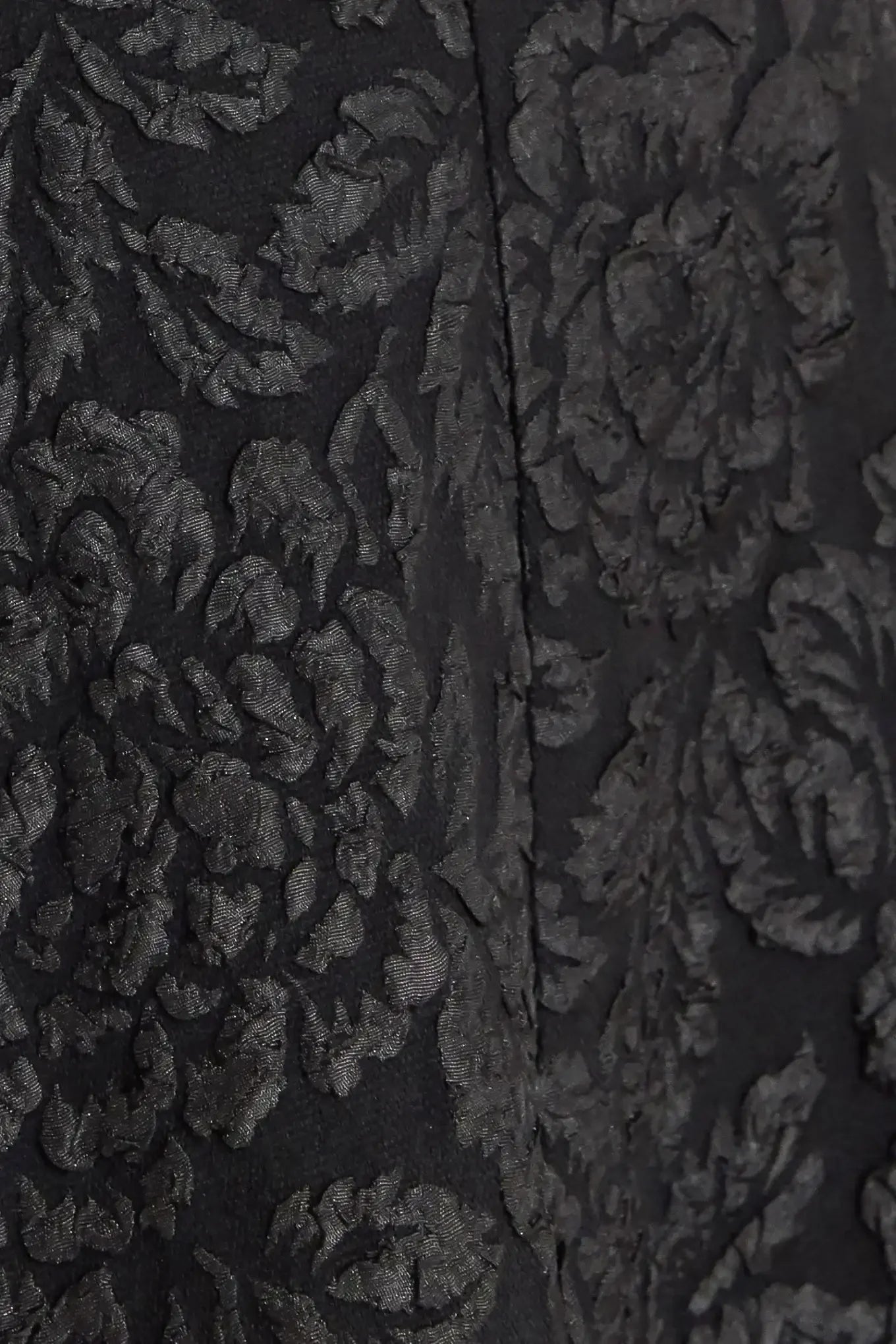 FEMME FATALE BLACK JACQUARD MIDI DRESS