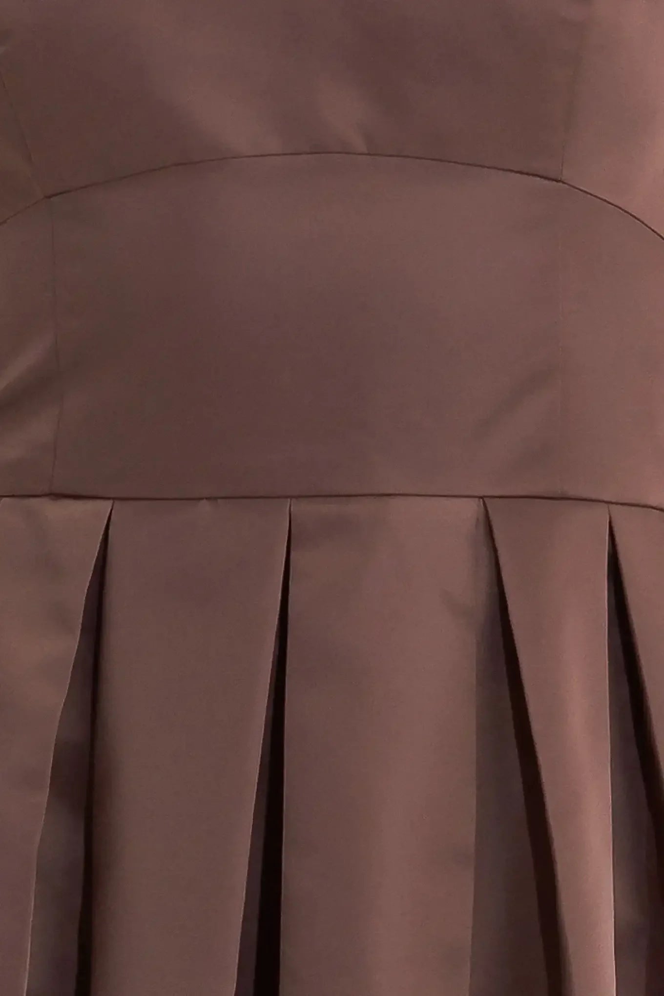 CHOCOLATE SYMPHONY COCOA BROWN MIDI DRESS