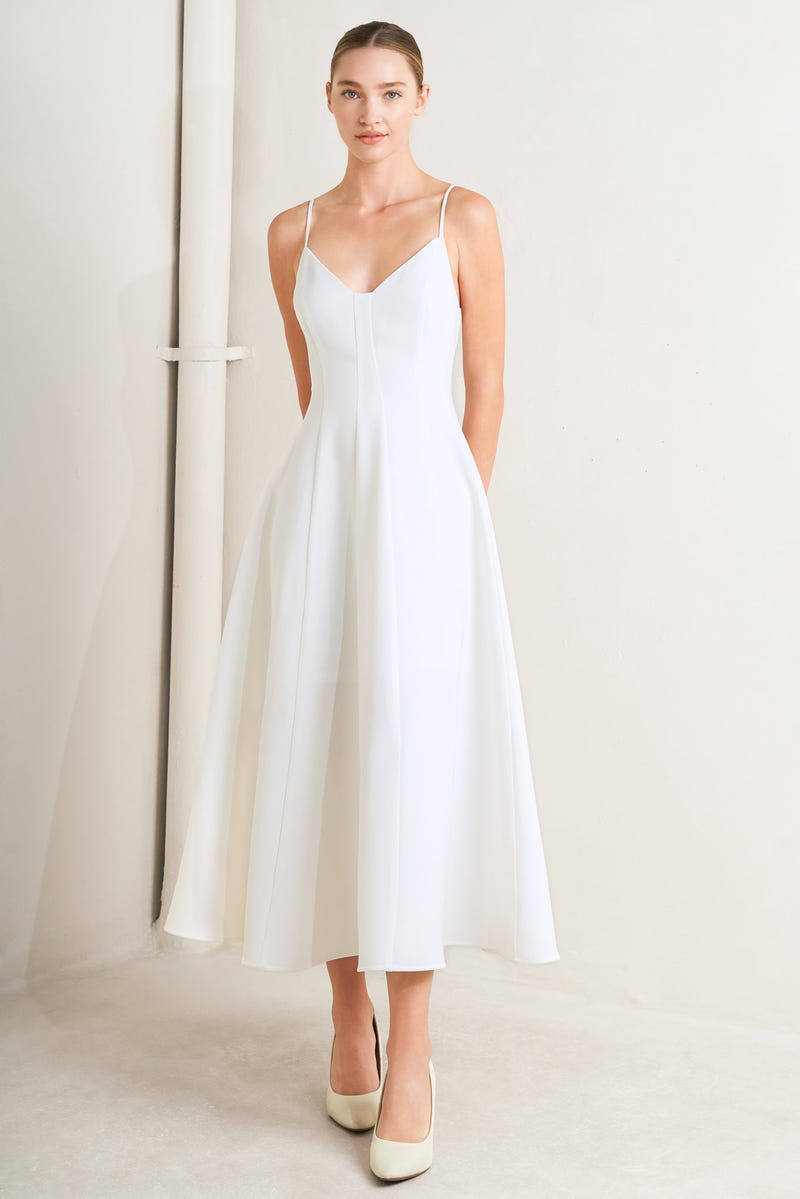 PURE INTENTIONS MIDI DRESS
