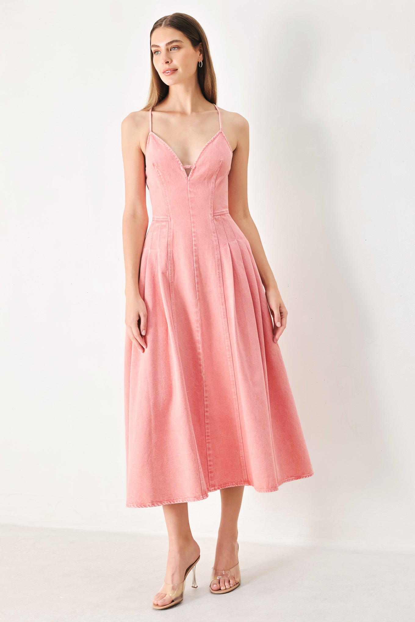pink twill dress Pink Satin Twill Bridesmaid Dresses