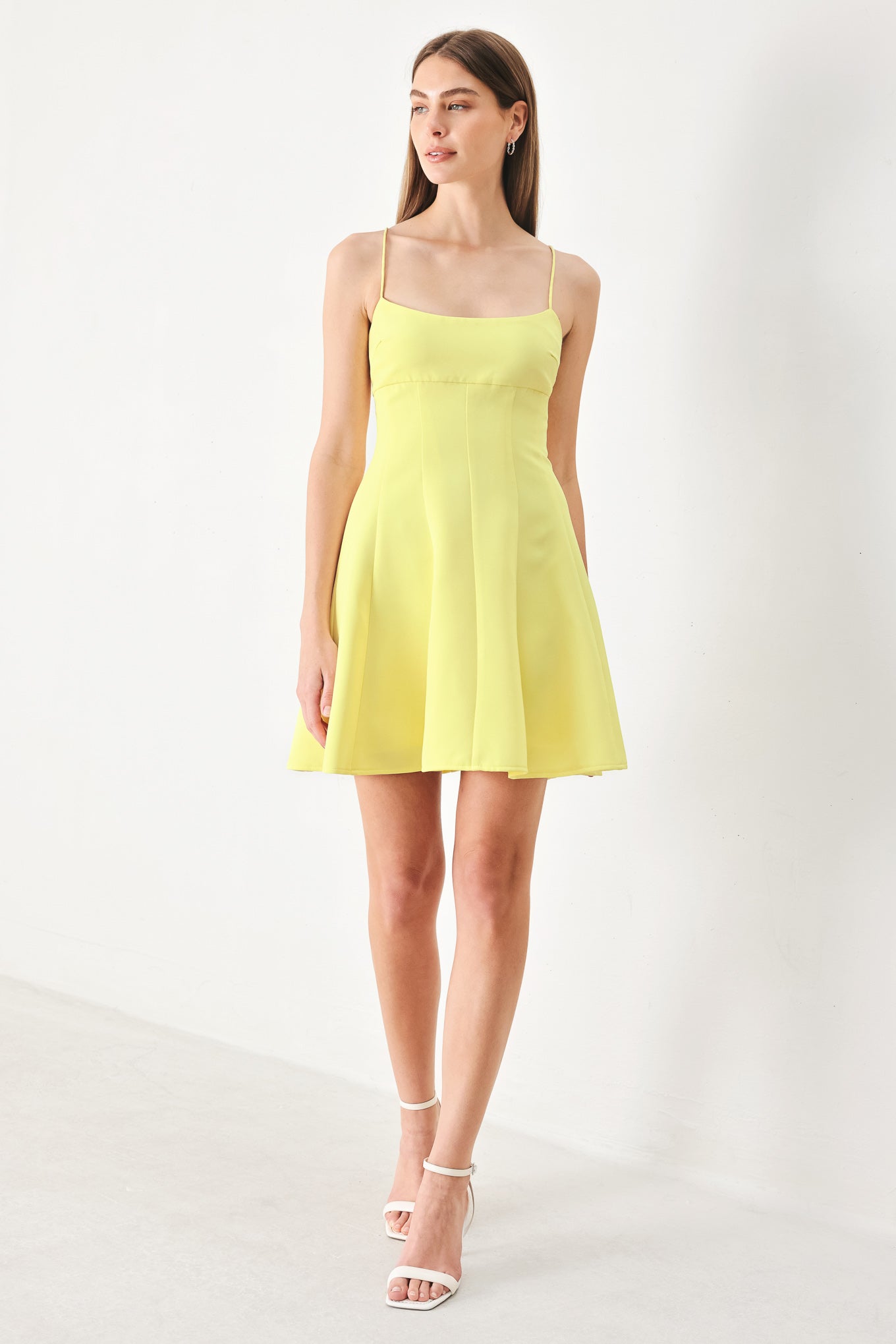 FRESH LINE YELLOW CAMI DRESS