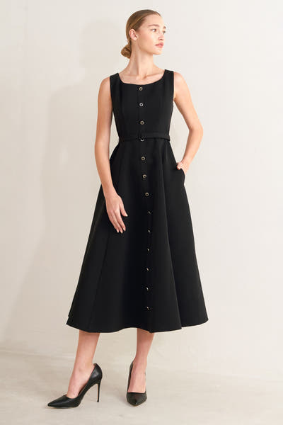 PARIS AFTER DARK MIDI DRESS - FINAL SALE
